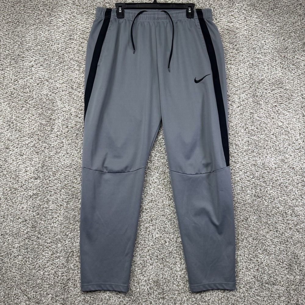 Nike Epic Knit Training Pants Men's Size‎ XL Gray 800183-065 Pockets Drawstring